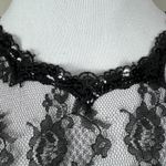 Gunne Sax Jessica McClintock Dress 11/12 Sequin Lace Whimsigoth VTG Deadstock Photo 8