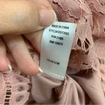 Lulus Love and Happiness Blush Pink Lace Skater Pink Dress Photo 5