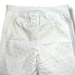 Soft Surroundings Womens Straight Leg Ankle Length Pants White Gold Accents XL Photo 4