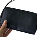 Kate Spade Women's Designer 100% Cow Leather Zipper Black Wallet Wristlet Photo 0