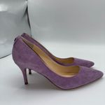 Ivanka Trump Ivanka Tirra Womens 6M Suede Lavender Pointed Toe Stiletto Heel Shoes Party Chic Photo 8