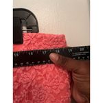 Torrid  1 Women's Coral Lace Floral‎ Mini Pencil Skirt 1x 14-16 Photo 5