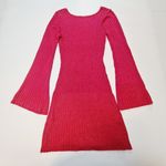 MORE TO COME Meira Mini Dress in Pink Metallic Medium Photo 2