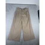 Madewell  The Harlow Superwide Leg Trouser Brushed Twill Light Neutral US 4 NWT Photo 1