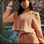 Koral Women's  Valor Sweater Knit Crop Top in tango Photo 1