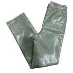 Wilfred  The Melina‎ super high-rise pant Vegan Leather pants green size 2 Photo 0
