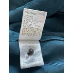 Vintage Olivia Lauren Emerald Teal Green Blouse Collar Scarf Photo 7