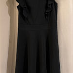 Source Unknown Women’s NWT Yathon  Black Ruffle Dress Photo 0