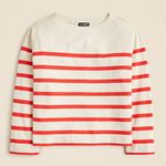 J.Crew  Mariner jersey relaxed boatneck T-shirt in stripe Photo 0
