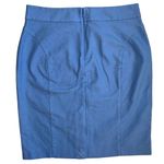 J.Crew  100% Cotton Straight Skirt, Carolina Blue Size 10 Photo 5