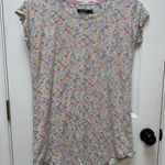 Ralph Lauren Lauren  Floral Print Nightgown Short Sleeve Sleep Pajama M Cotton Photo 0