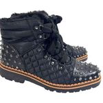 Sam Edelman  Bren Leather Studded Combat Boots Photo 0
