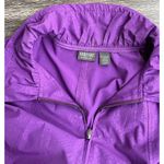 Chico's Vintage Additions By Fuchsia Pink Zip Jacket Women’s Size 2 Windbreaker Photo 8