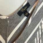 cupio  Chevron Maxi Dress - Gray and Cream Photo 2