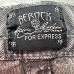 EXPRESS ReRock for  Womens Gray Acid Wash Corduroy‎ Pants Skinny Jeans Sz 8 Photo 6