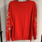 Holiday Time Vintage Christmas Sun, Moon & Stars Sweatshirt Size XL Photo 5
