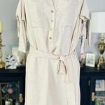 Antonio Melani Linen Dress in Light Beige Color, US Sz 4, Brand New W/Tags! Photo 0