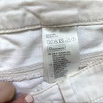 H&M Off White Cream Denim Jean Cut Off Shorts Size 6 Photo 5