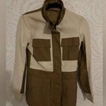 Theory sale! EUC Women's  Lamb Leather Belted Trench Coat Jacket Size small White Photo 0