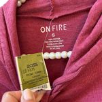 On Fire | Maroon Faith Graphic Hoodie Size Small NWT NEW Photo 5