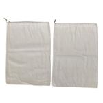 Charlotte Olympia  Beige‎ Cotton Drawstring Shoe Dust Bag 15x10 Designer Storage Photo 1