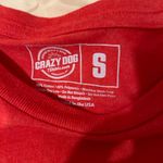 Crazy dog red women’s VOTE shirt size small Photo 2