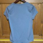 FILA  Women's Gray V-Neck Short Sleeve Tee Photo 5