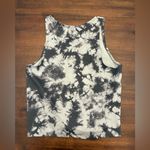 Barre3 Tank Top Women’s Small Gray Tie Dye High Neck Shirt Photo 2