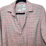Frank & Eileen ‎ Plaid Cotton Lane Eileen Gray Pink Plaid Button Down Size XS Photo 2