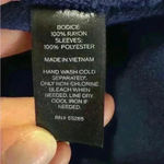 EXPRESS Women’s Blue Long Sleeve  Dress Photo 4