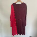 Umgee + Two-Tone Dip Dye High Low Long Sleeve Tunic Dress - Size XL- NWT Photo 11