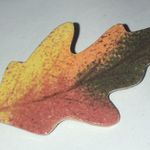 Vintage Ceramic Colorful Leaf Photo 2