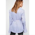 Free People  flared sleeve satin blazer Photo 1