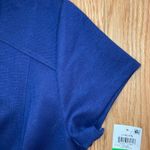 Maison Jules Blu Notte Fit & Flare Blue Pleated Mini Dress Womens Large Photo 5