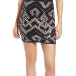 Leith NWT sequin cut out mini dress disco party Photo 0