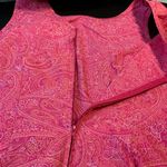 Vintage Expressions Shift Dress Pink Paisley Print size Large 60’s, 70’s, BoHo Photo 6