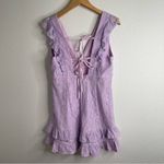Petal and Pup  Kartia Dress Purple Lace Ruffle Mini Size 10 Photo 6