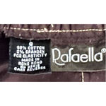 Rafaella  Women's Sleeveless Shirt & Skirt‎ Zip Up Shirt Black Lightweight Size 8 Photo 5
