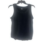 Madewell ✨ Whisper Cotton Scoopneck Tank Black Sz Medium Top✨ Photo 5