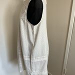 26. Maisie White Sleeveless Short Midi Dress Size Large Photo 5