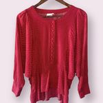Maeve Anthropologie Chatham Polka Dot Blouse - size medium Photo 1