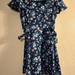 Copper Key  Navy Floral Top Photo 0
