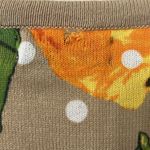 New York & Company Floral Print Button Down Cardigan(Size Small) Orange Photo 4