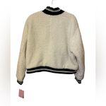 Avec Les Filles NWT  Sherpa Fleece Varsity Bomber Jacket Size 2XL Photo 9