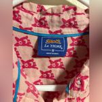 Le Tigre pink boston print button up shirt Size M Photo 2