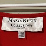 MAXIE KLEIN COLLECTION’S women’s size 22W blazer and dressy tank church funeral Red Photo 1