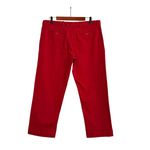 Ralph Lauren  Sport Pants Red Festive Holiday Ankle Chinos Size Women's 14 Photo 2