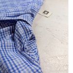 Anne Klein Blue White Plaid Sleeveless Belted Midi Dress – Size 16 Photo 3