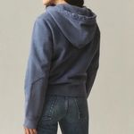 American Giant Women's Vintage Wash Relaxed Classic Full Zip 2.0 Size S Blue Photo 8