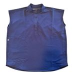 FIGS Rafaela Oversized Scrub Top Navy Blue Photo 0